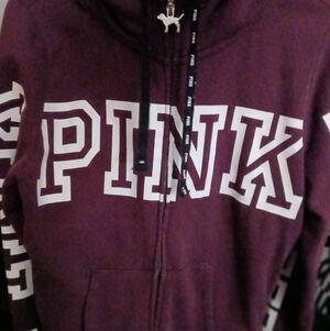 PINK Victoria's Secret Maroon Hoodie
